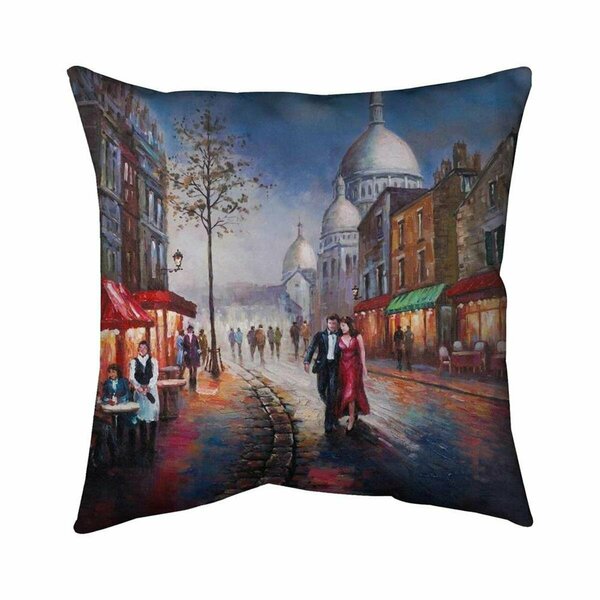 Fondo 26 x 26 in. Dressed Up Couple-Double Sided Print Indoor Pillow FO2793672